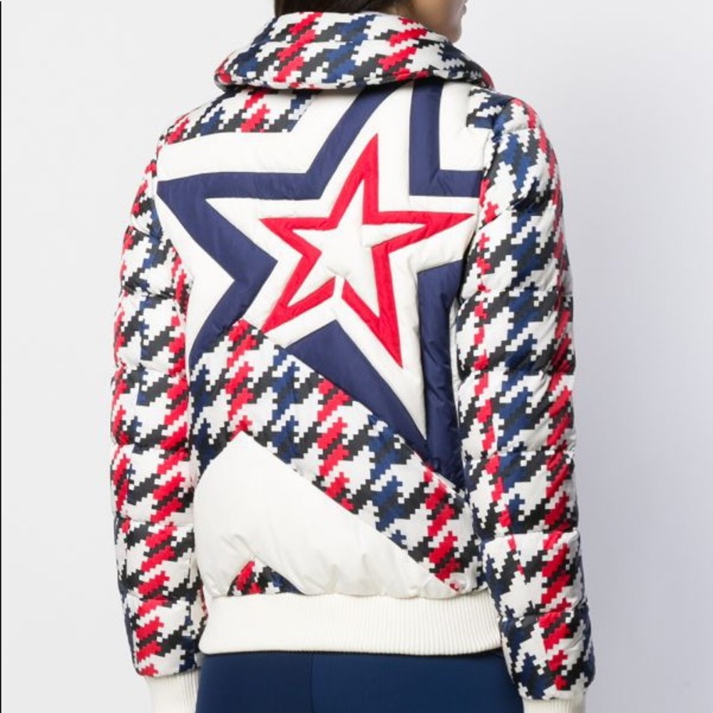 WOMEN’S PADDED SUPER STAR SKI JACKET HOUNDSTOOTH